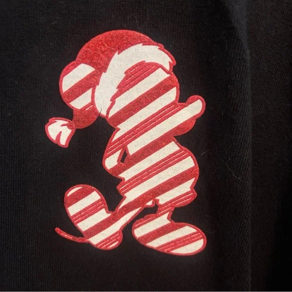 Disney Black Sweatshirt with Red and White Design - Picture 6 of 7